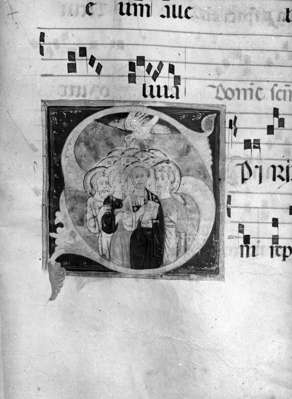 Pentecoste (miniatura) - manifattura toscana (inizio sec. XIV)