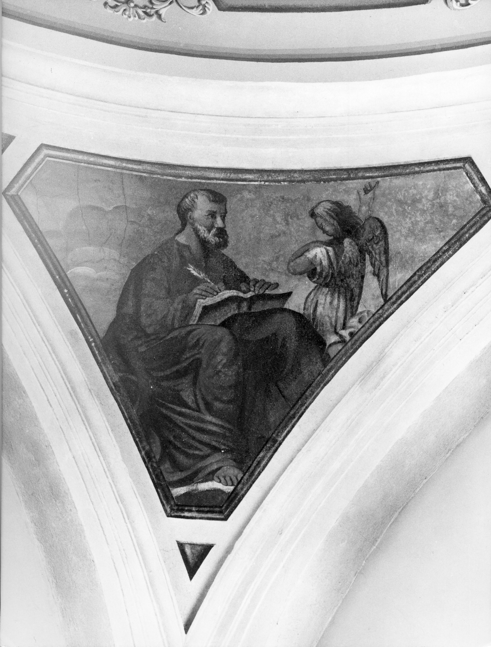 San Matteo e l'angelo (dipinto) - ambito pistoiese (sec. XIX)