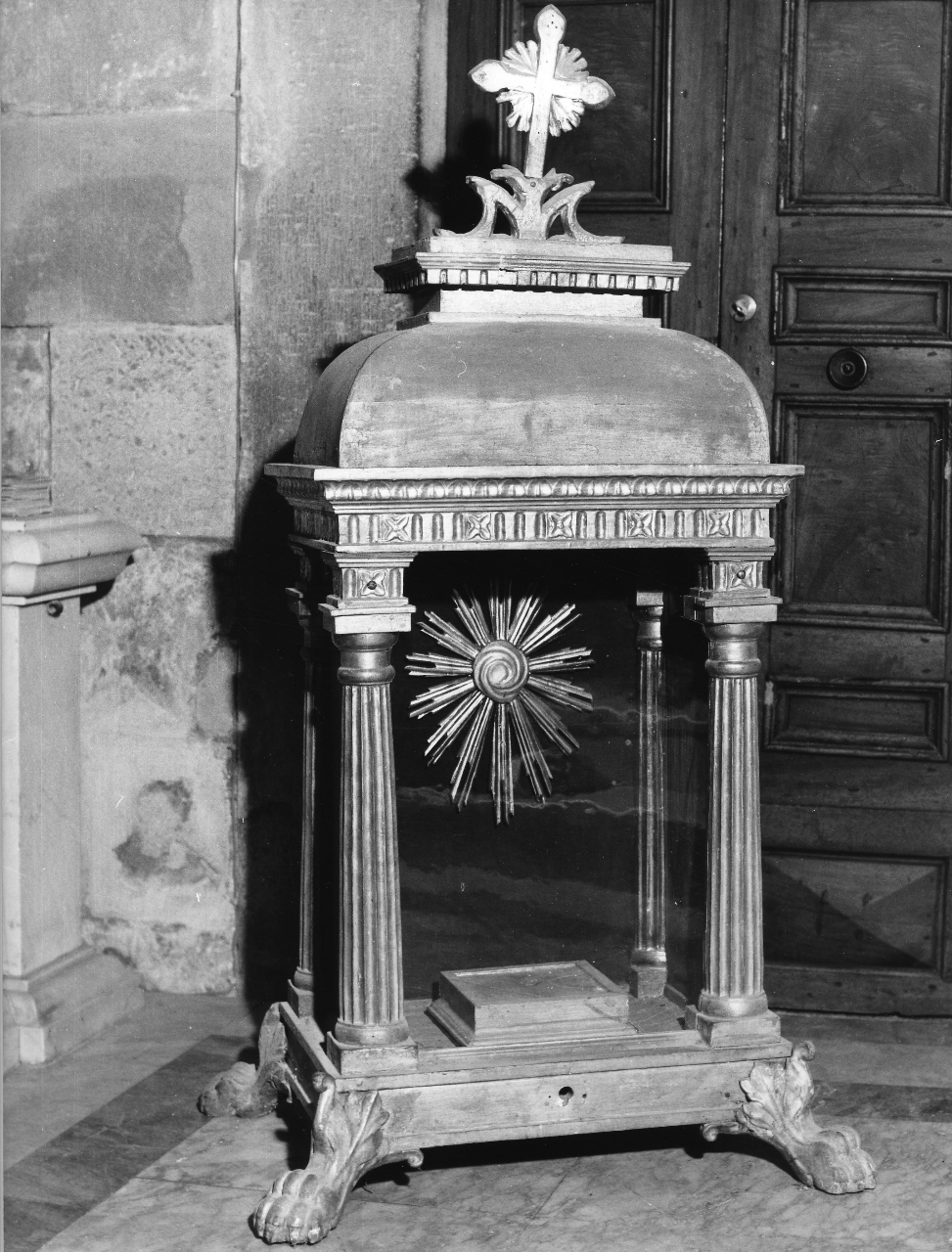 tabernacolo - a tempietto - bottega toscana (sec. XIX)
