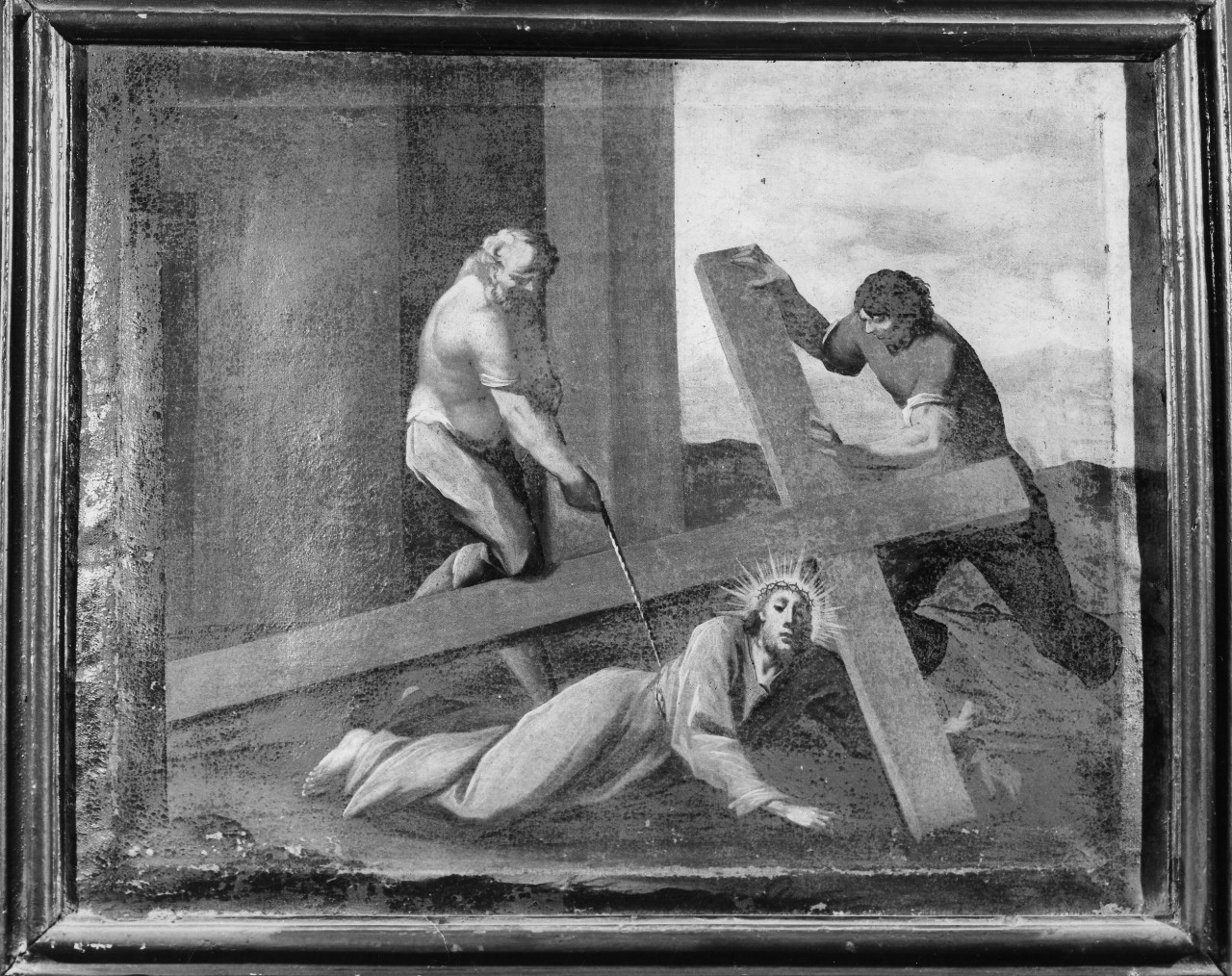 stazioni della via crucis (dipinto, serie) - ambito toscano (sec. XVIII)