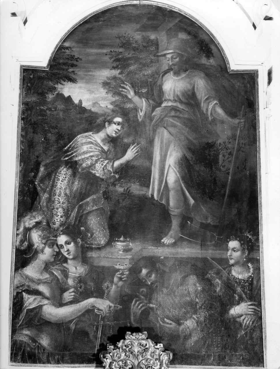 apparizione di Cristo risorto a Santa Maria Maddalena (dipinto) - ambito toscano (sec. XVII)