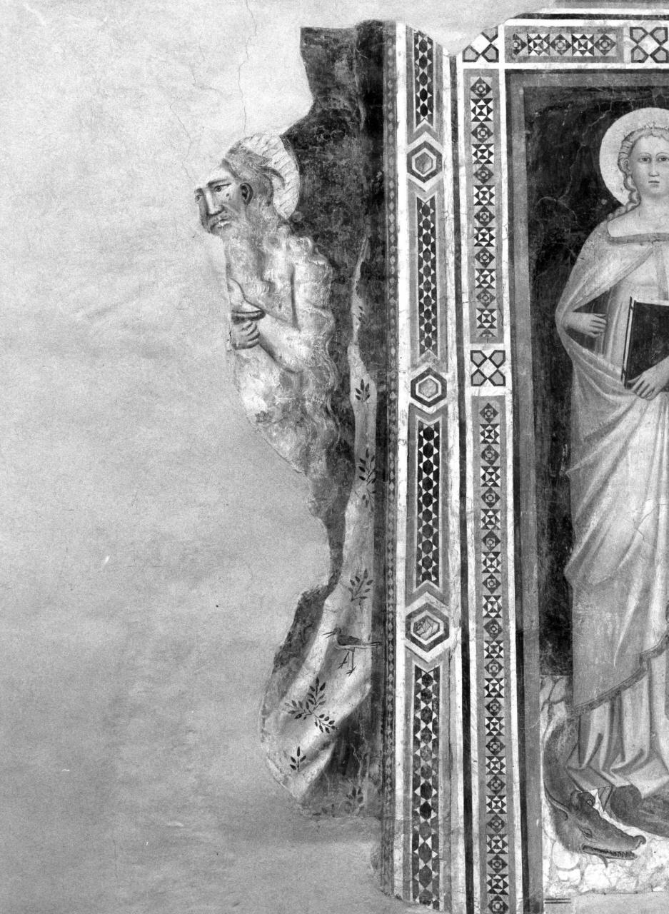 sant'Onofrio (dipinto, frammento) di Maestro di Barberino (sec. XIV)