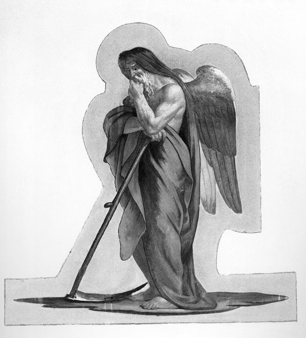 allegoria del Tempo (dipinto, elemento d'insieme) di Cigheri Vincenzo (sec. XIX)