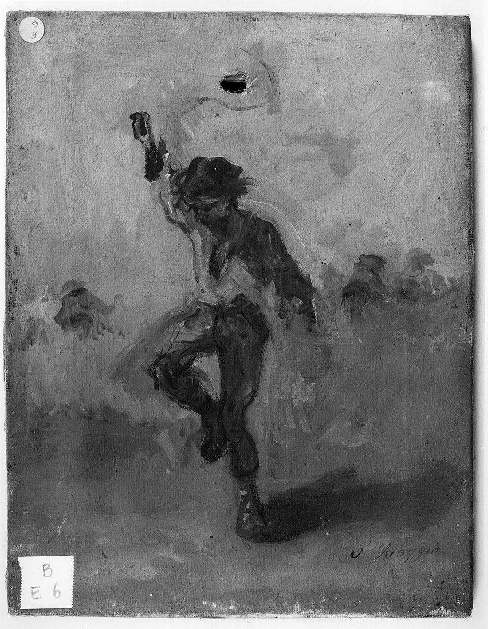 danza di contadini (dipinto) di Raggio Giuseppe (seconda metà sec. XIX)