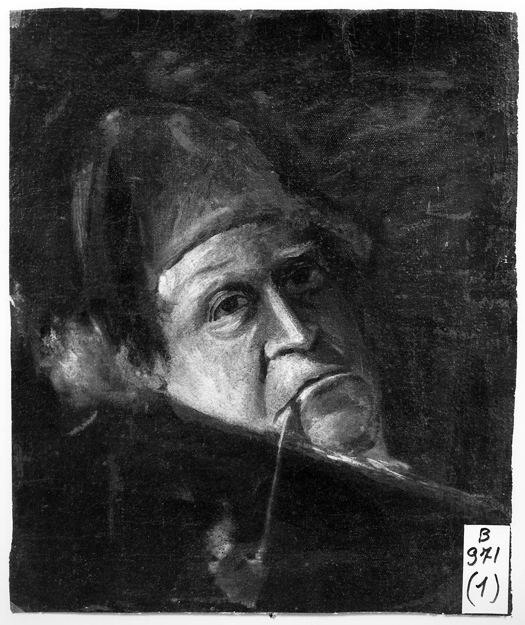 ritratto d'uomo (dipinto) - ambito romano (ultimo quarto sec. XIX)