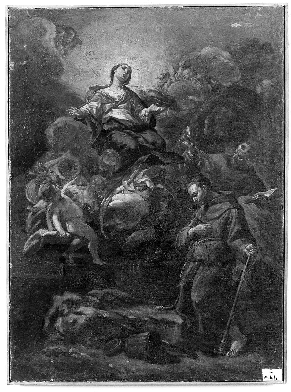 apparizione della Madonna (dipinto) - ambito napoletano (metà sec. XVIII)