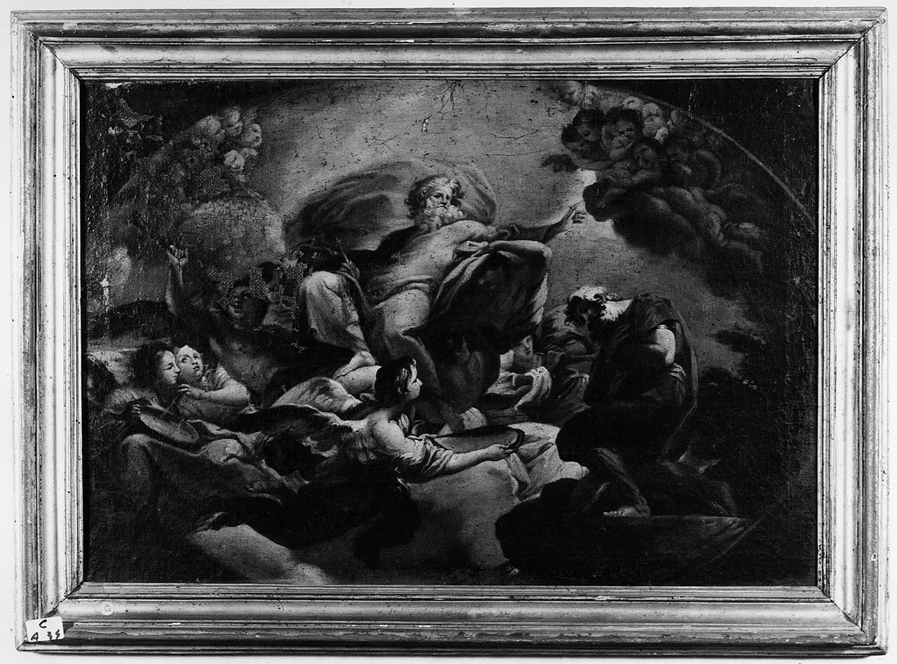 Dio Padre in gloria (dipinto) - ambito romano (seconda metà sec. XVIII)