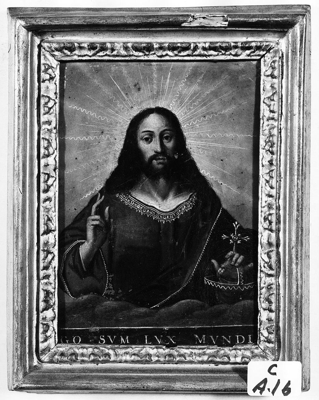 Cristo Salvatore (dipinto) - ambito ferrarese (seconda metà sec. XVI)
