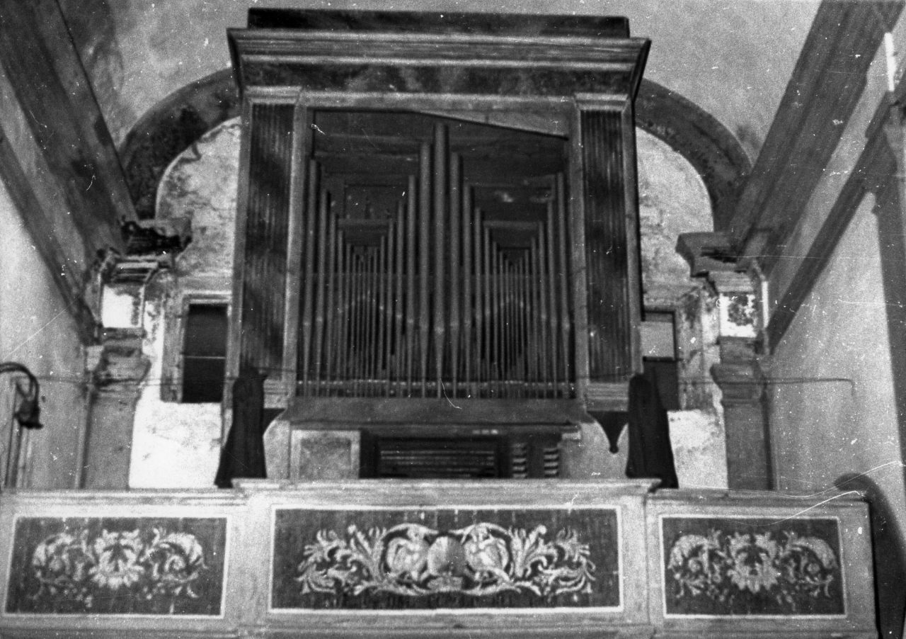 cassa d'organo di Agati Nicomede (sec. XIX)