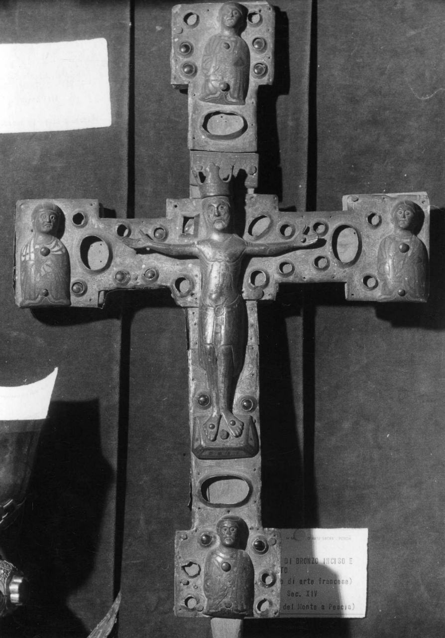 croce processionale - bottega francese (inizio sec. XIII)