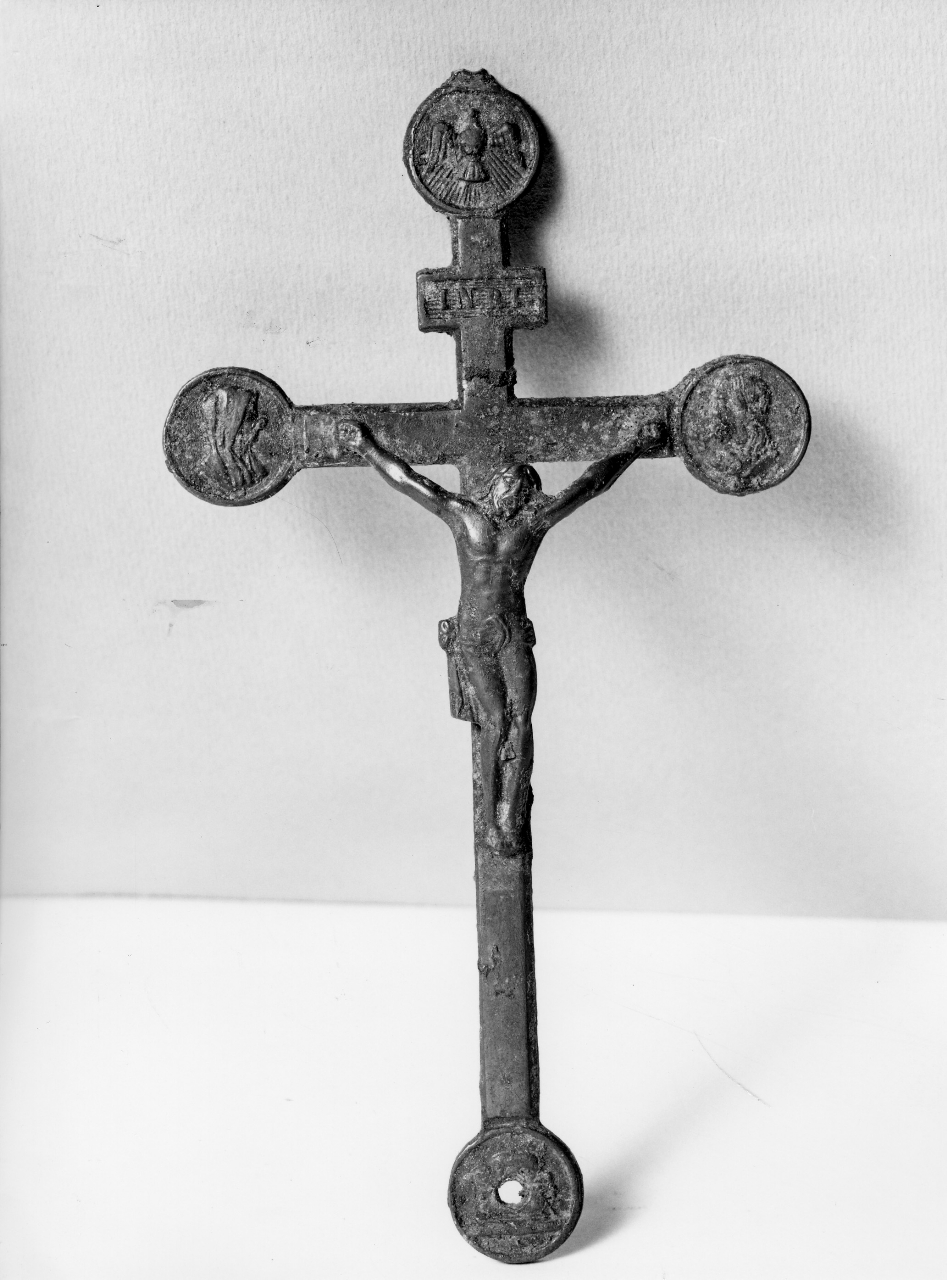 croce processionale - bottega francese (sec. XX)