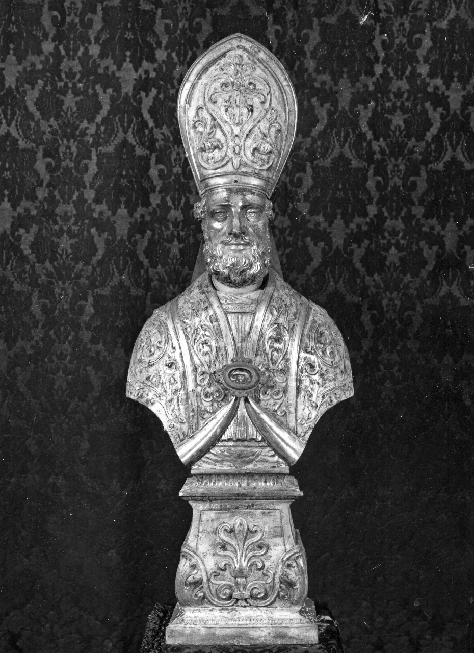 San Carlo Borromeo (reliquiario - a busto) - ambito toscano (sec. XIX)