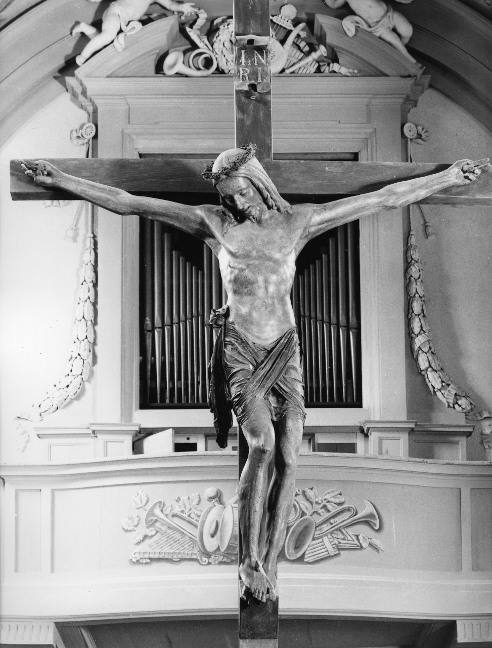 Cristo crocifisso (croce d'altare) - bottega toscana (fine/inizio secc. XVII/ XVIII)
