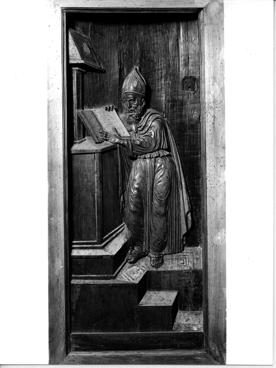 San Zeno nello studio (rilievo) di Vitoni Alessandro di Antonio di Giorgio (sec. XVI)