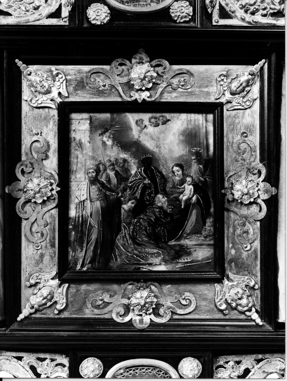 adorazione dei Re Magi (dipinto) - ambito fiorentino (sec. XVII)