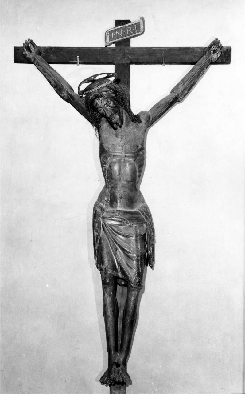 Cristo crocifisso (crocifisso) - ambito toscano (sec. XV)