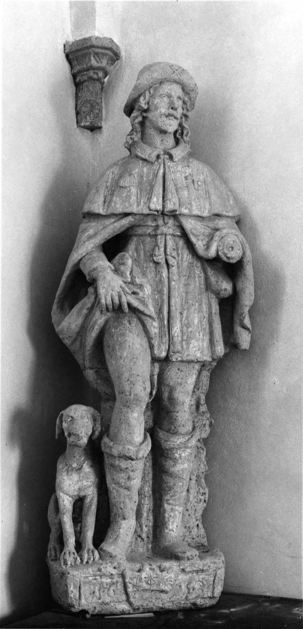 San Rocco (statua) - bottega toscana (sec. XVII)