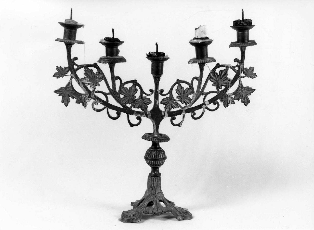 candeliere - produzione toscana (fine/inizio secc. XIX/ XX)