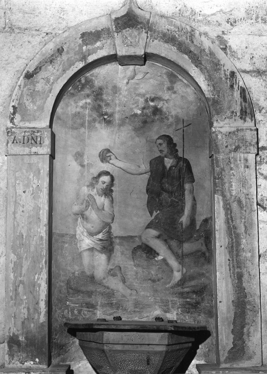battesimo di Cristo (dipinto) - ambito toscano (metà sec. XVIII)