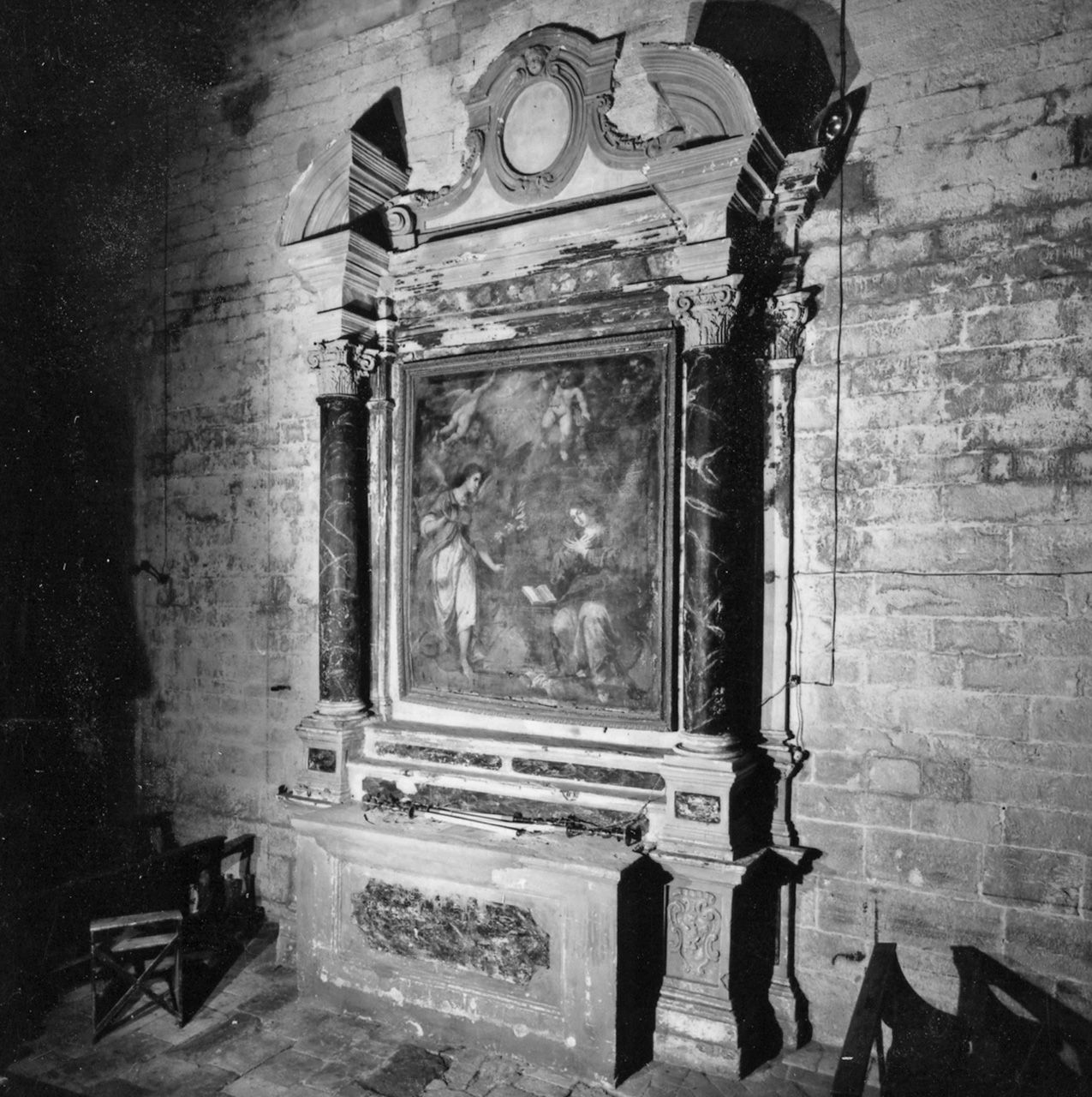 altare - a edicola - bottega toscana (sec. XVIII)