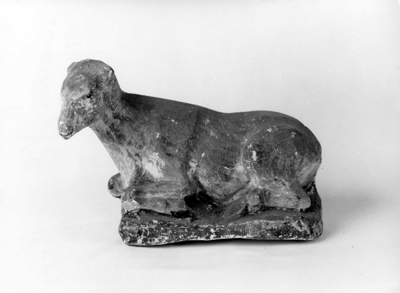 agnello (statuetta di presepio) - produzione toscana (sec. XIX)