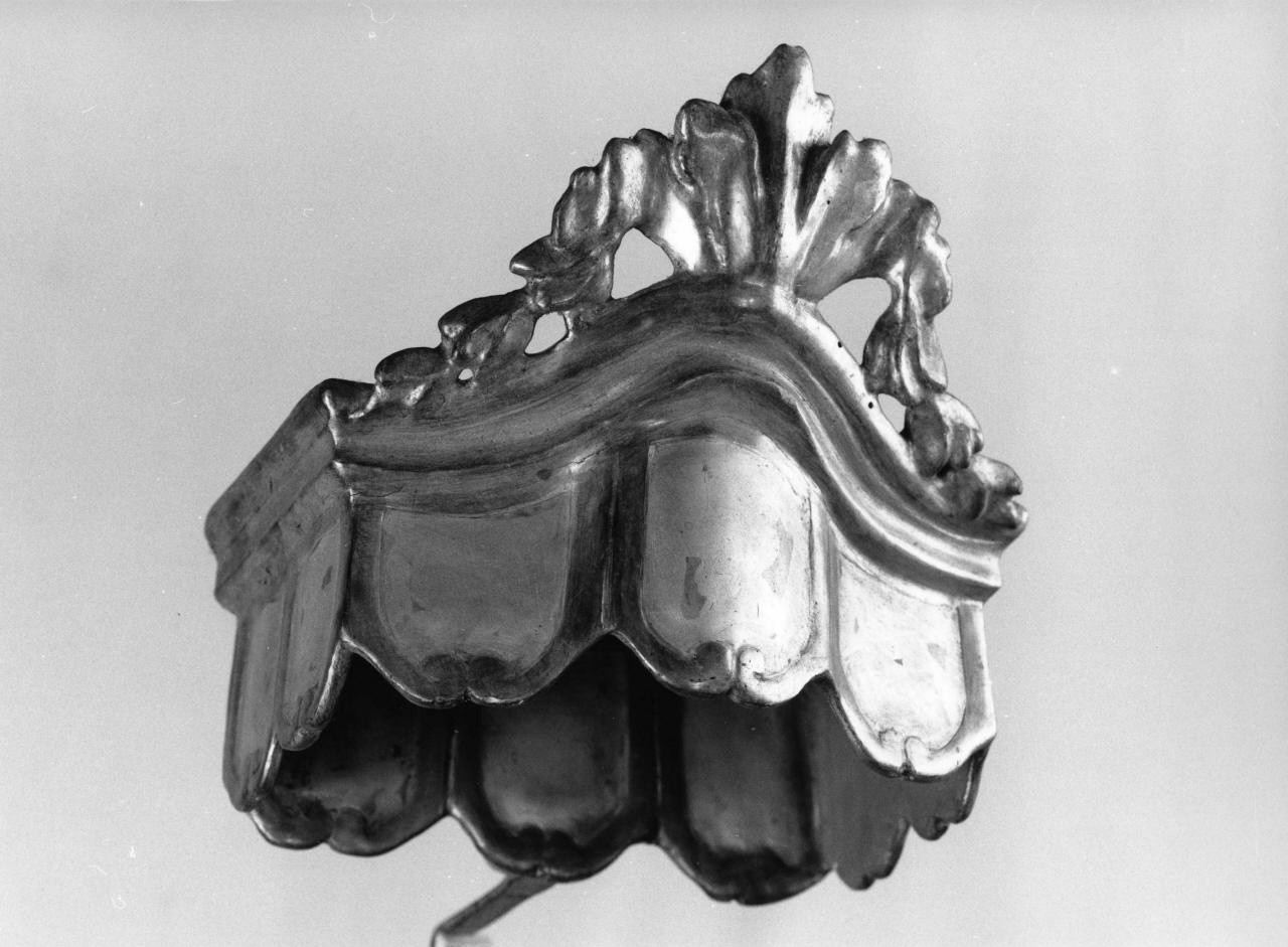 corona, elemento d'insieme - bottega toscana (seconda metà sec. XVIII)