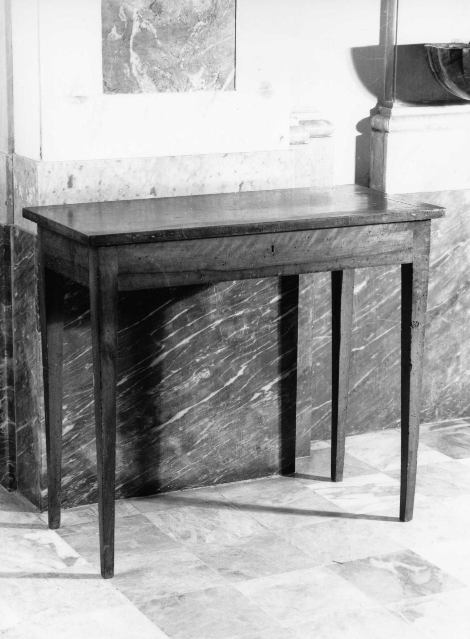 tavolino - bottega toscana (fine/inizio secc. XVIII/ XIX)