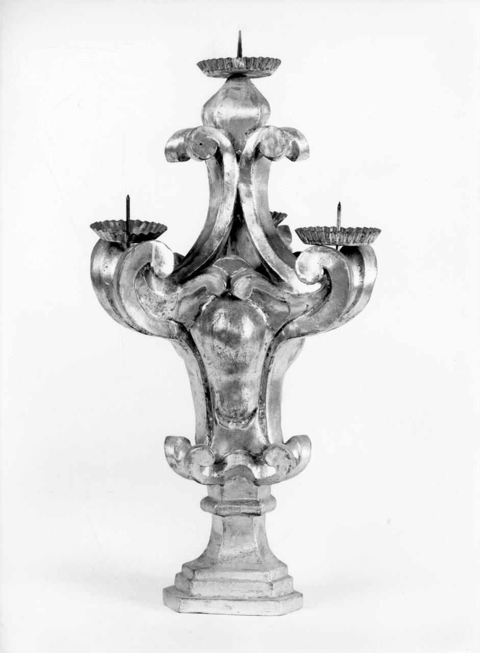 candeliere, serie - bottega toscana (inizio sec. XVIII)