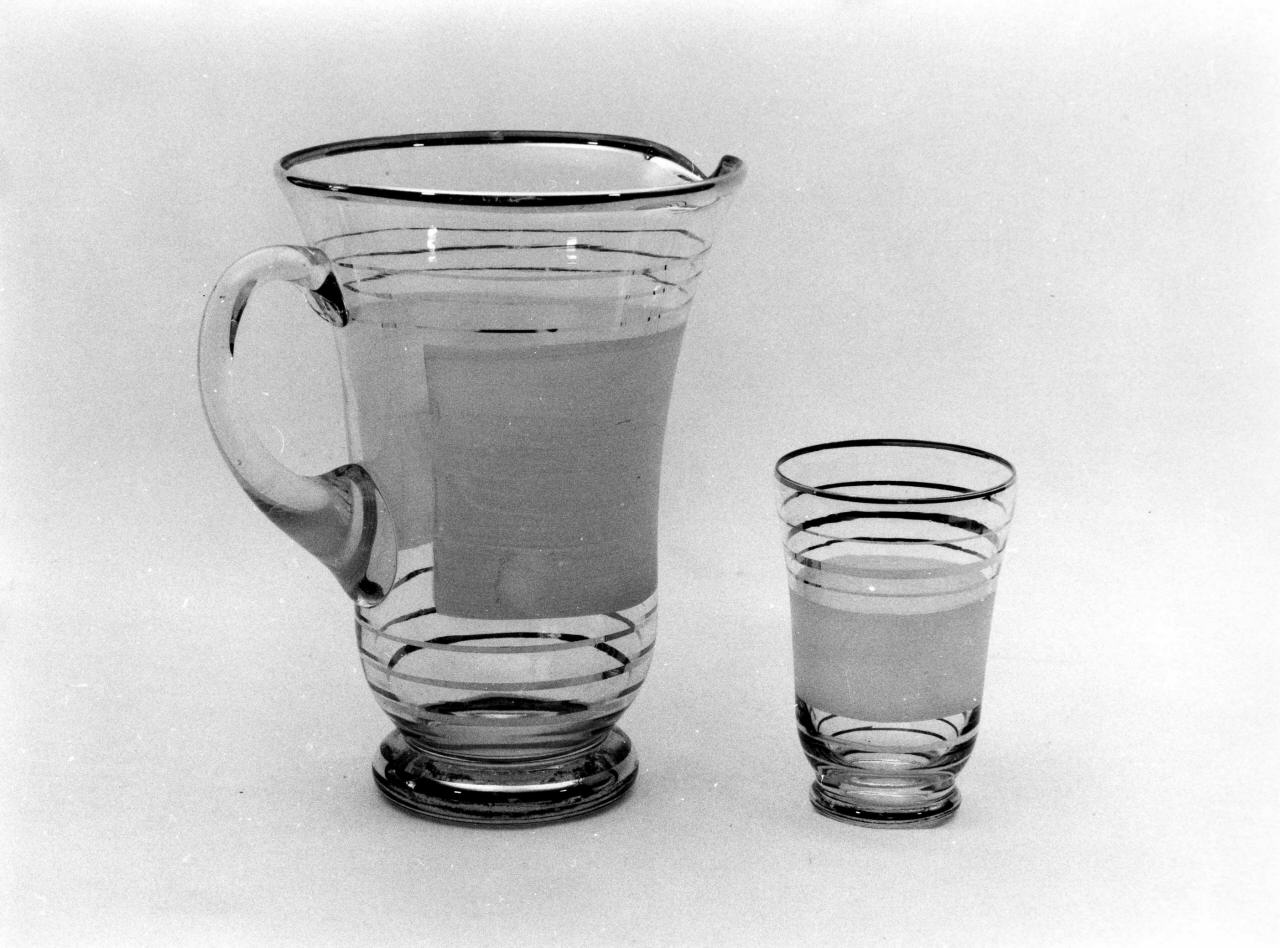 servizio di bicchieri - manifattura toscana (metà sec. XX)