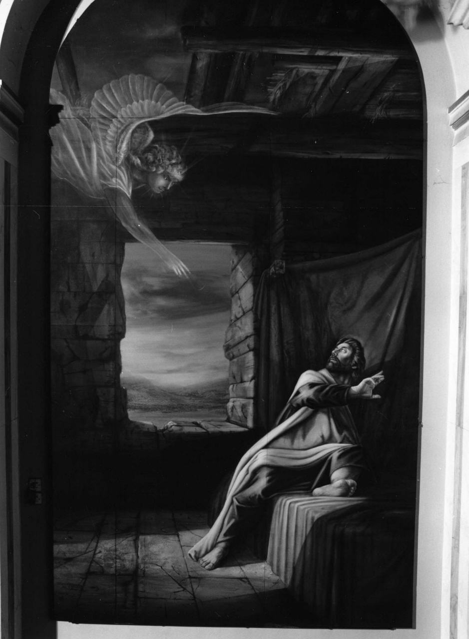 sogno di San Giuseppe (dipinto) di Russo Rodolfo (sec. XX)