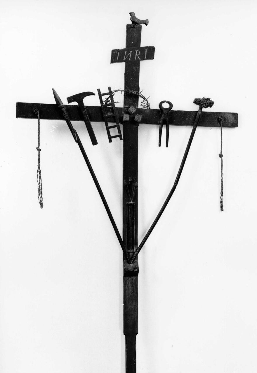 croce penitenziale - produzione toscana (sec. XIX)