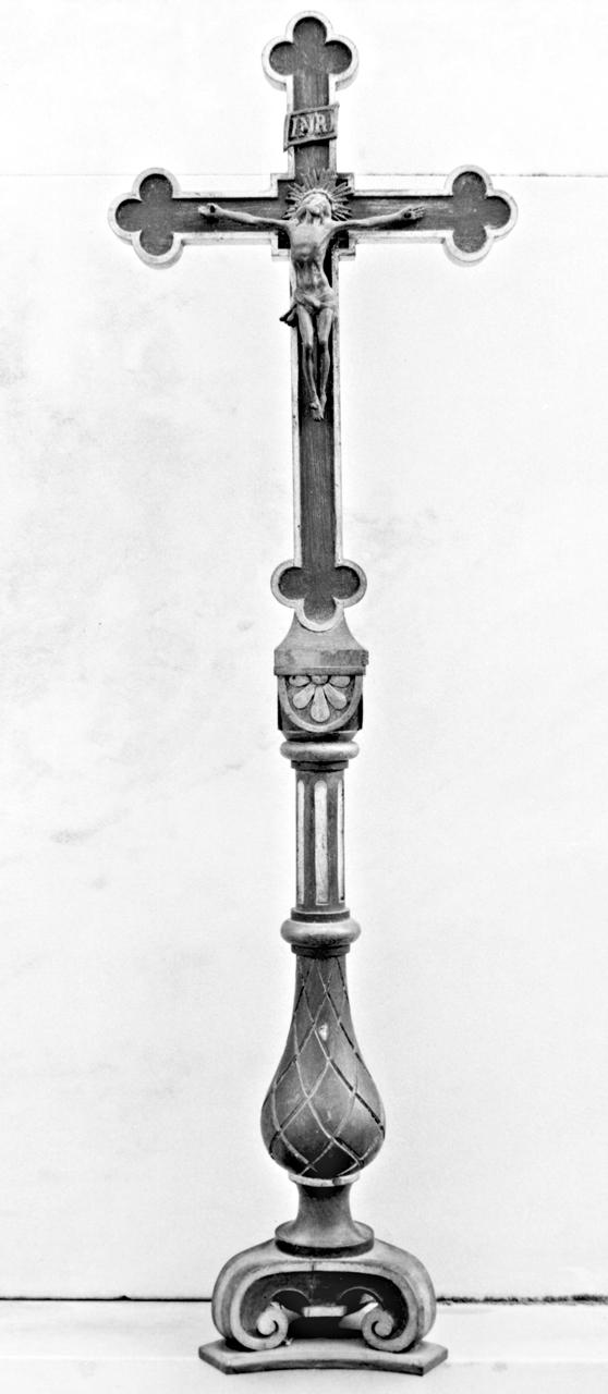 croce d'altare - produzione toscana (fine/inizio secc. XIX/ XX)