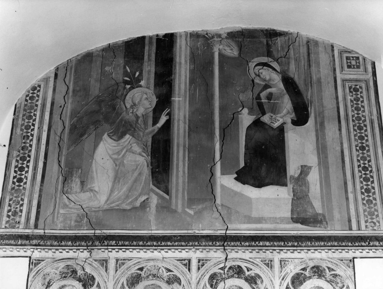 Annunciazione (dipinto) di Giovanni di Bartolomeo Cristiani detto Giovanni da Pistoia (sec. XIV)