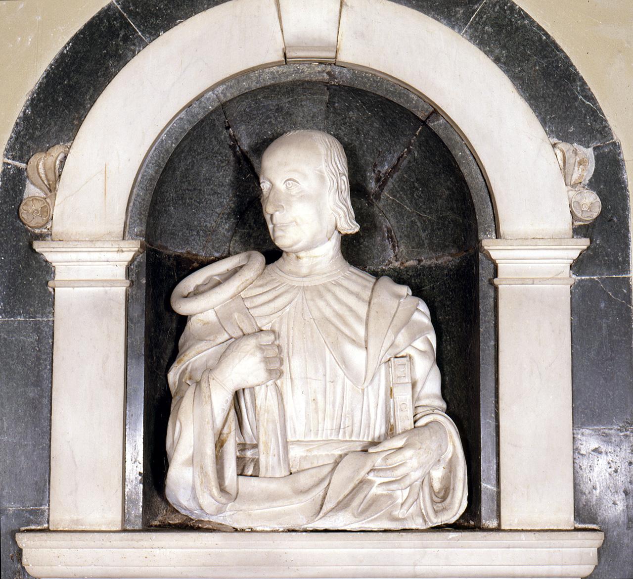 ritratto di Marcello Adriani (scultura) di Ferrucci Andrea detto Andrea da Fiesole (sec. XVI)
