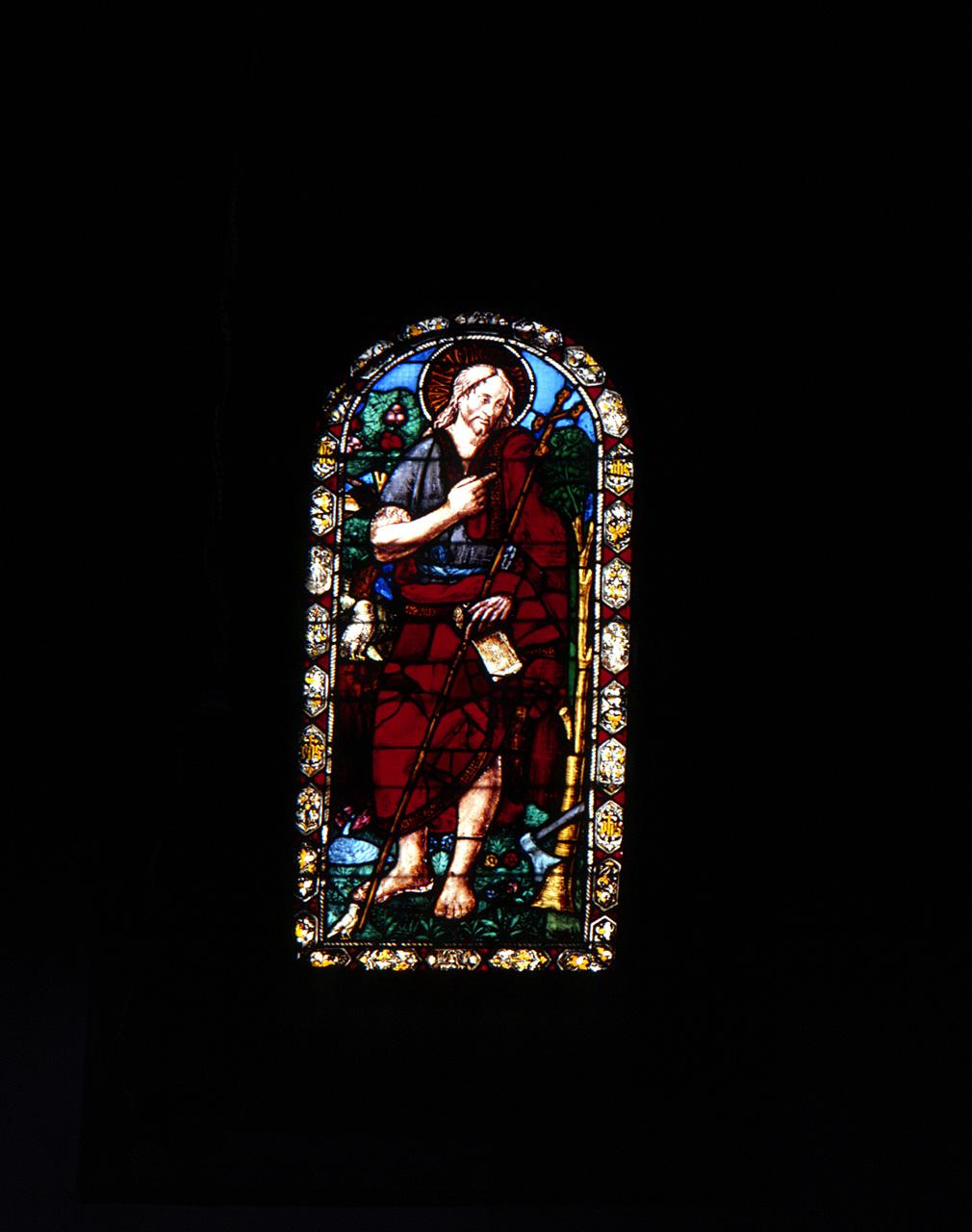 San Giovanni Battista (vetrata) - bottega fiorentina (primo quarto sec. XVI)