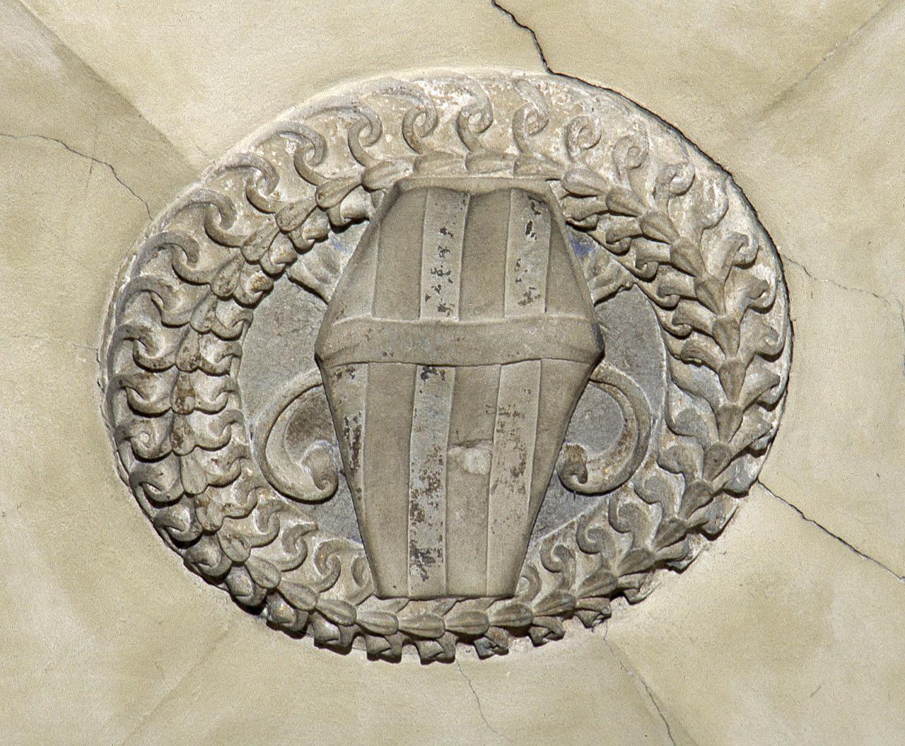 stemma gentilizio della famiglia Nerli (rilievo) - bottega fiorentina (sec. XV)