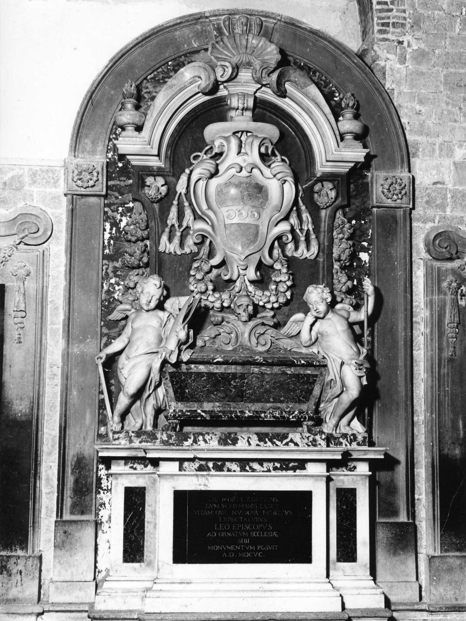 monumento funebre - ambito carrarese (sec. XVII)