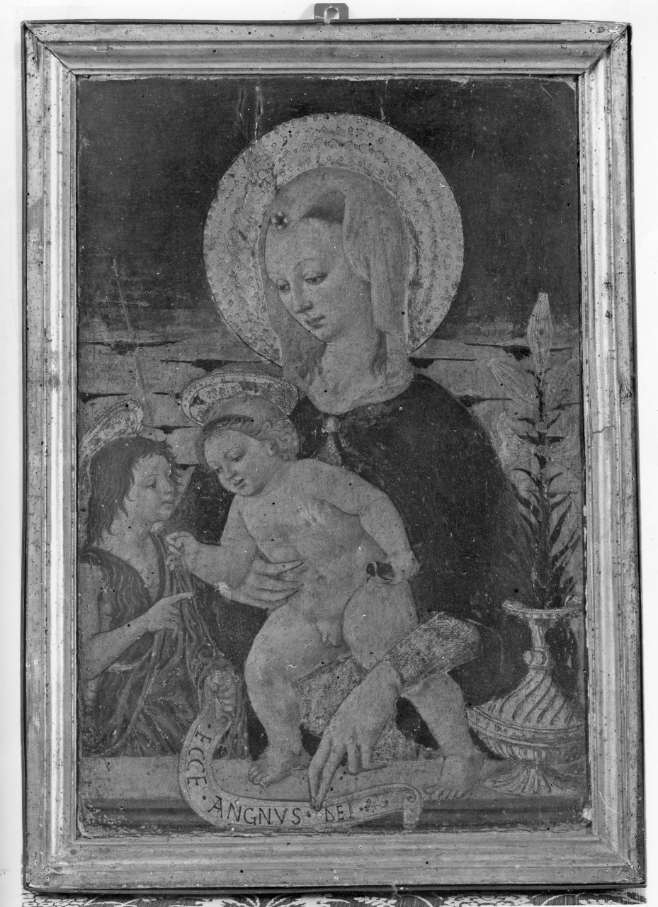 Madonna con Bambino e San Giovannino (dipinto) - ambito fiorentino (sec. XV)