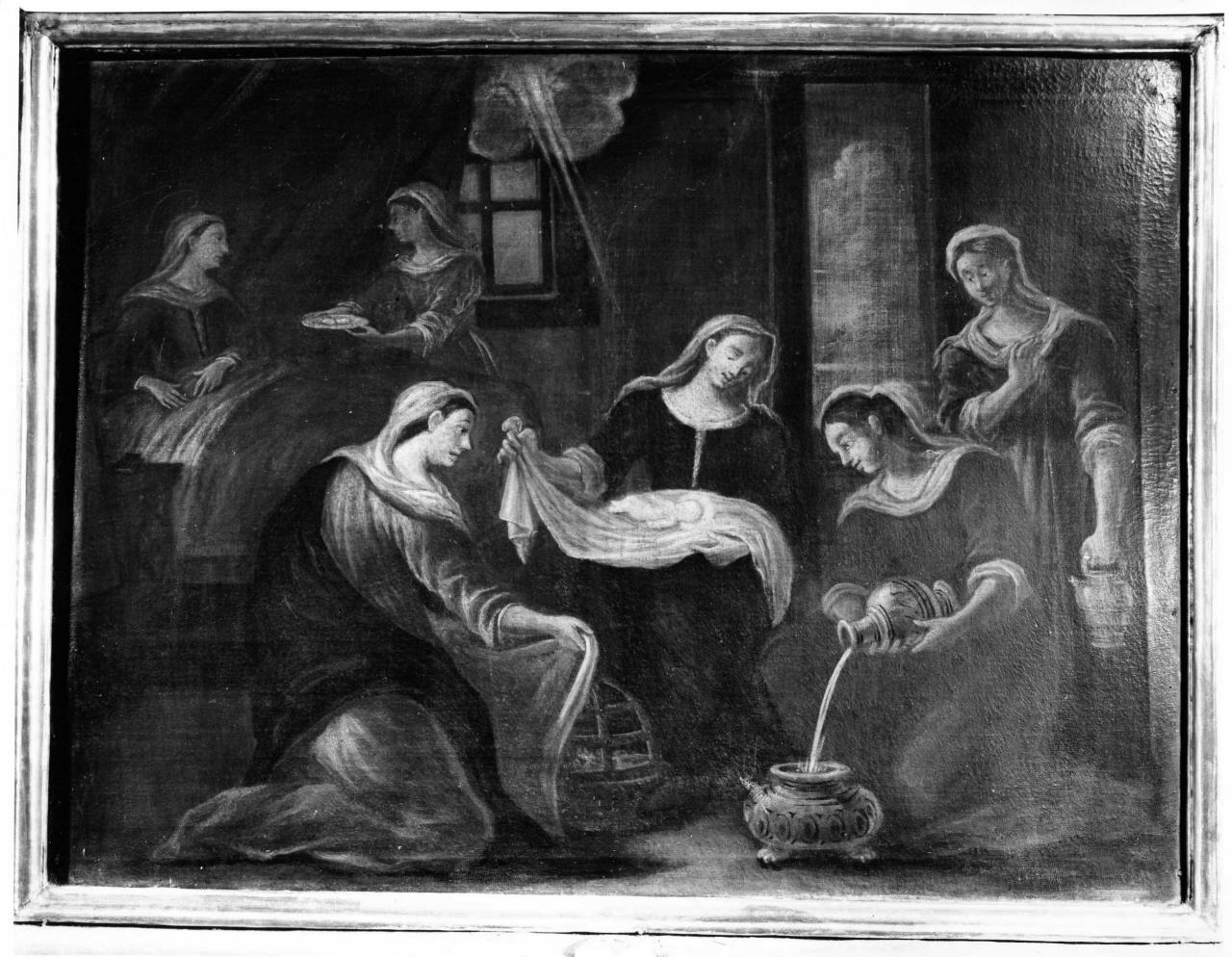 nascita di Maria Vergine (dipinto) - ambito fiorentino (inizio sec. XVIII)
