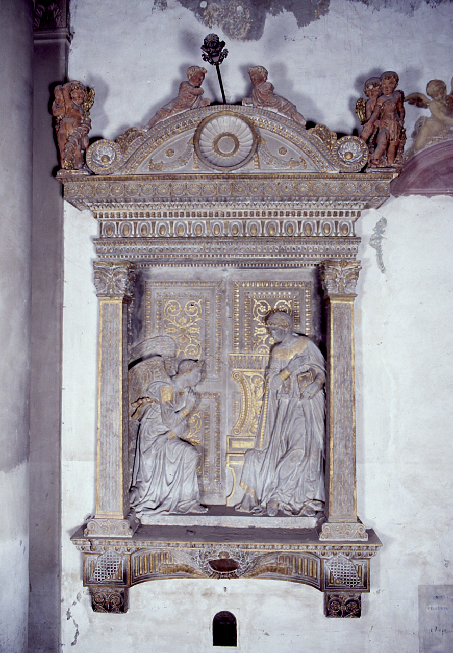 Annunciazione (tabernacolo) di Bardi Donato detto Donatello (sec. XV)