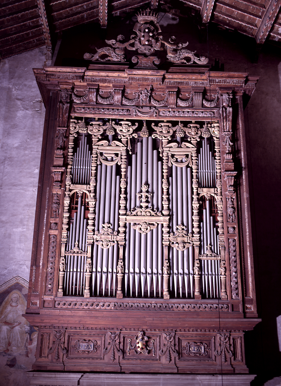 cassa d'organo di Vasari Giorgio (sec. XVI)