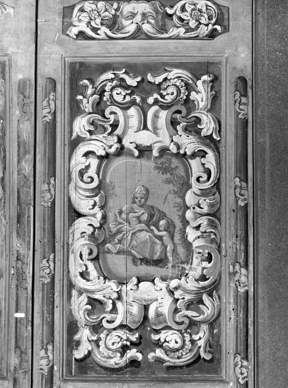 tre Virtù Teologali (porta - a due battenti) di Dandini Pietro (bottega) (fine sec. XVII)