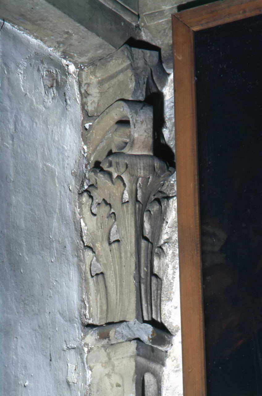 motivo decorativo a volute (capitello di pilastro, serie) di Grazini Benedetto detto Benedetto da Rovezzano (attribuito) (fine/inizio secc. XV/ XVI)