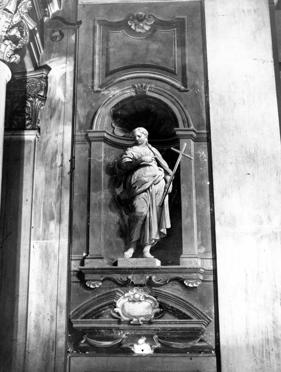 Fede e Prudenza (dipinto, complesso decorativo) di Ferretti Giovanni Domenico (attribuito) (sec. XVIII)