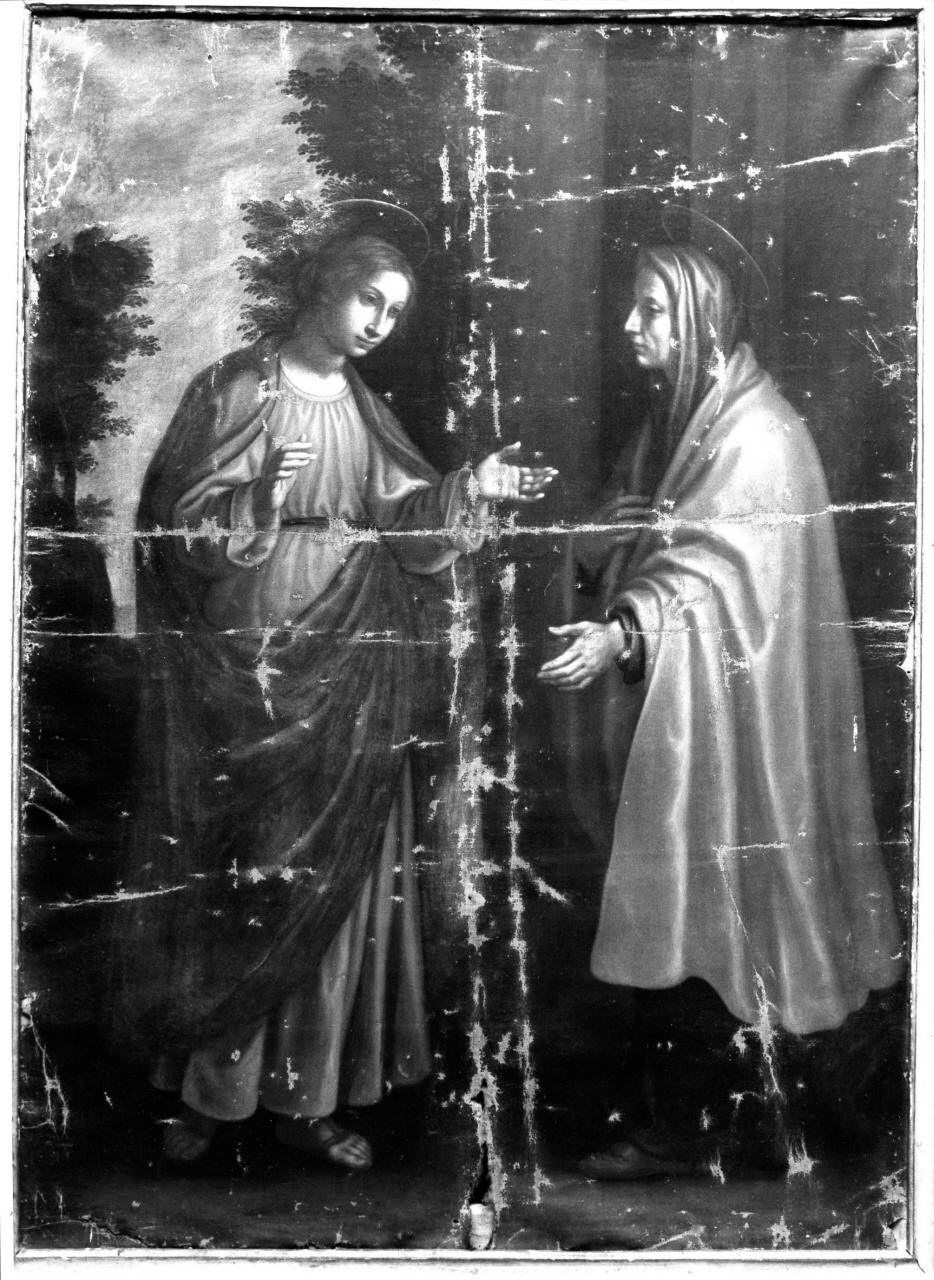 visitazione (dipinto) di Curradi Francesco detto Battiloro (attribuito) (prima metà sec. XVII)