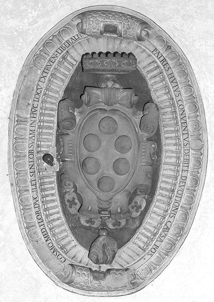 stemma gentilizio della famiglia Medici (rilievo) - bottega fiorentina (sec. XVII)