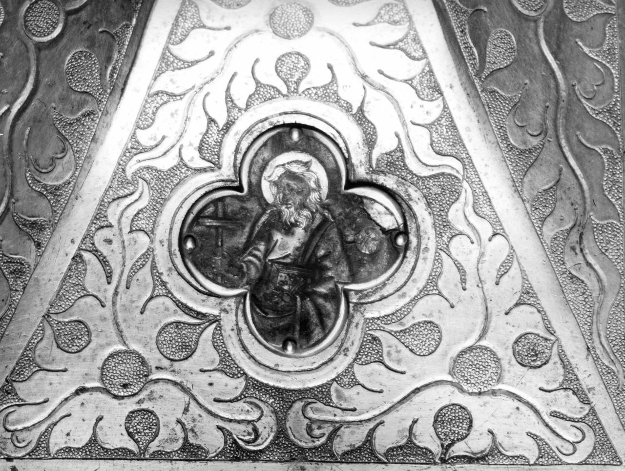 Sant'Andrea (decorazione a smalto) - bottega senese (fine/inizio secc. XIV/ XV)