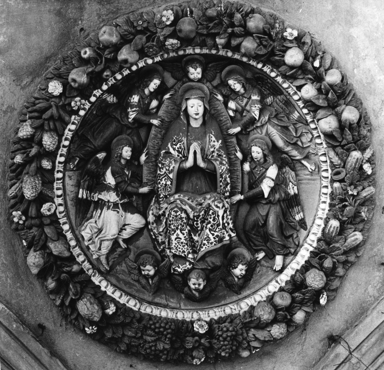 assunzione della Madonna (rilievo) di Della Robbia Giovanni (sec. XVI)