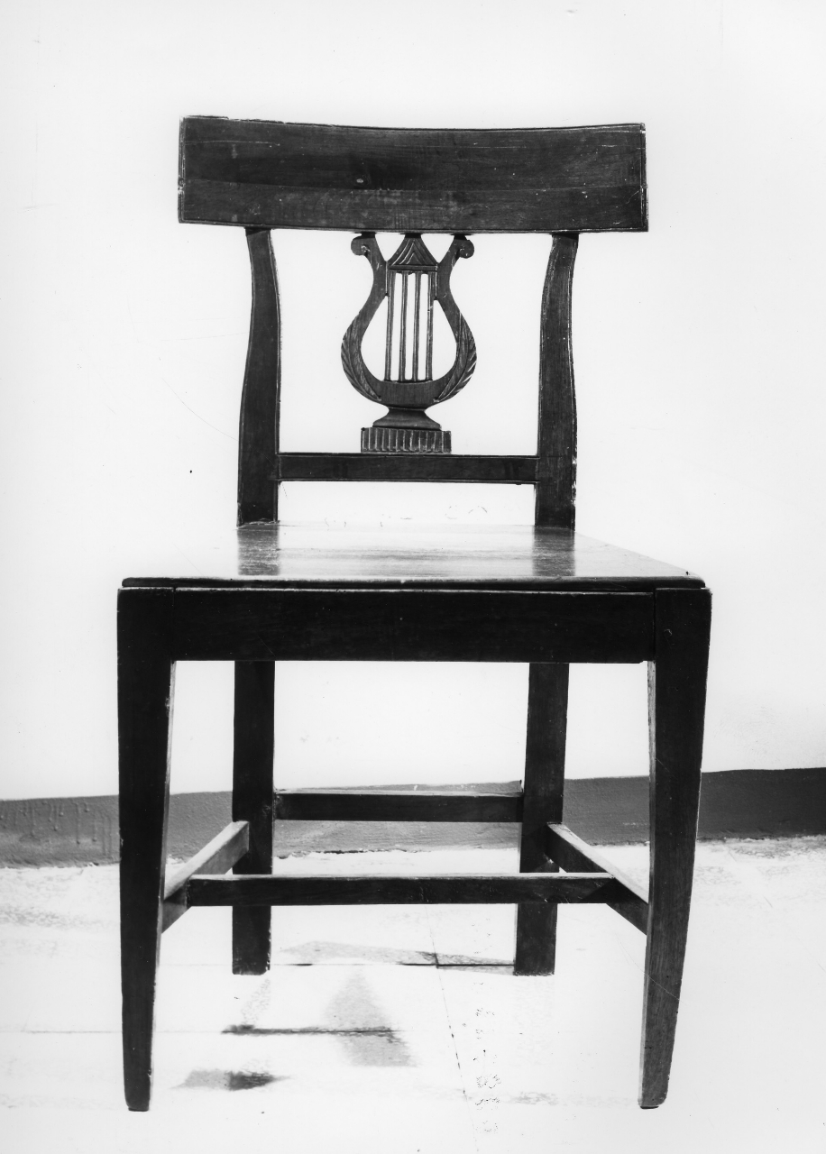 sedia - bottega toscana (fine/inizio secc. XVIII/ XIX)