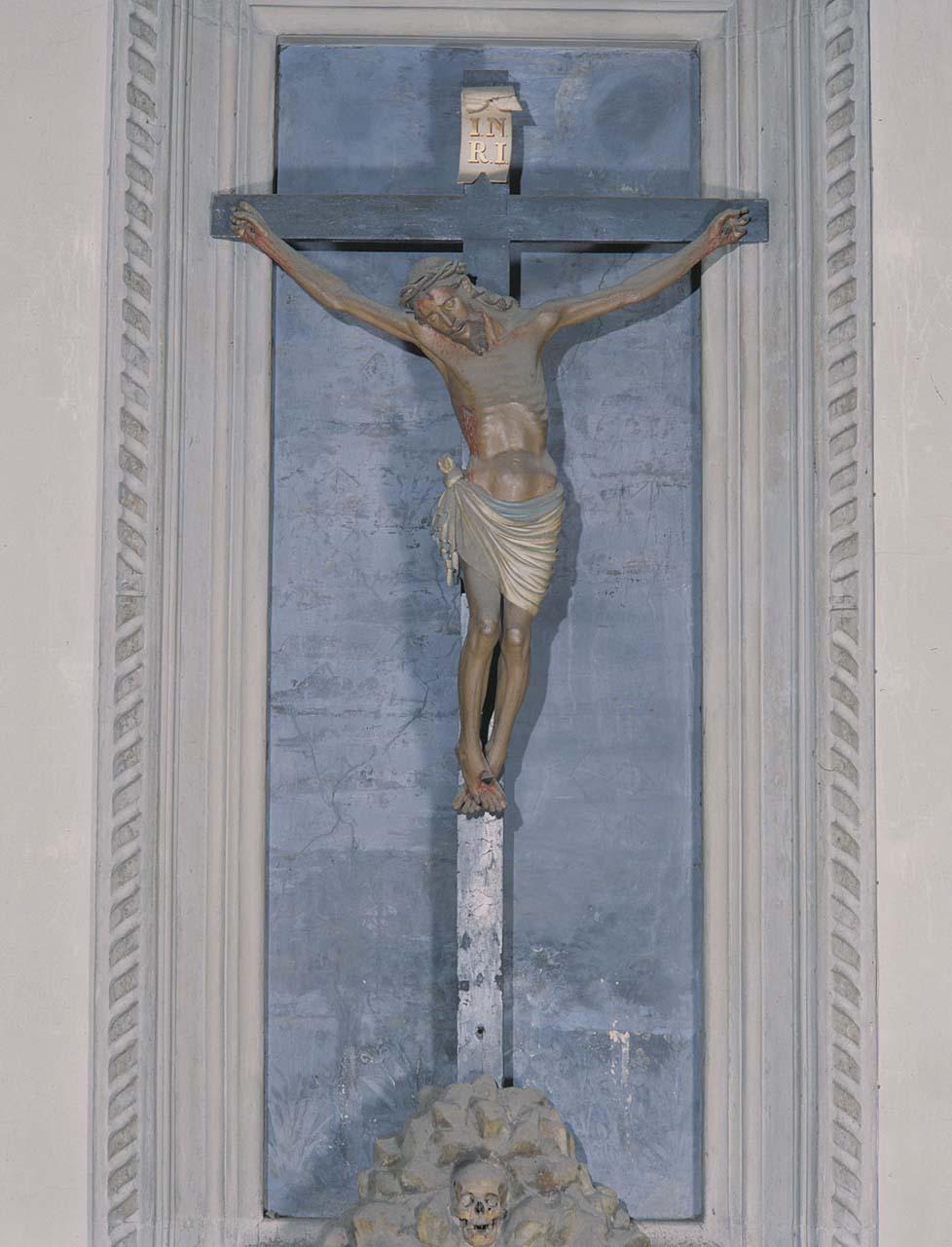 Cristo crocifisso (scultura) - manifattura fiorentina (sec. XV)